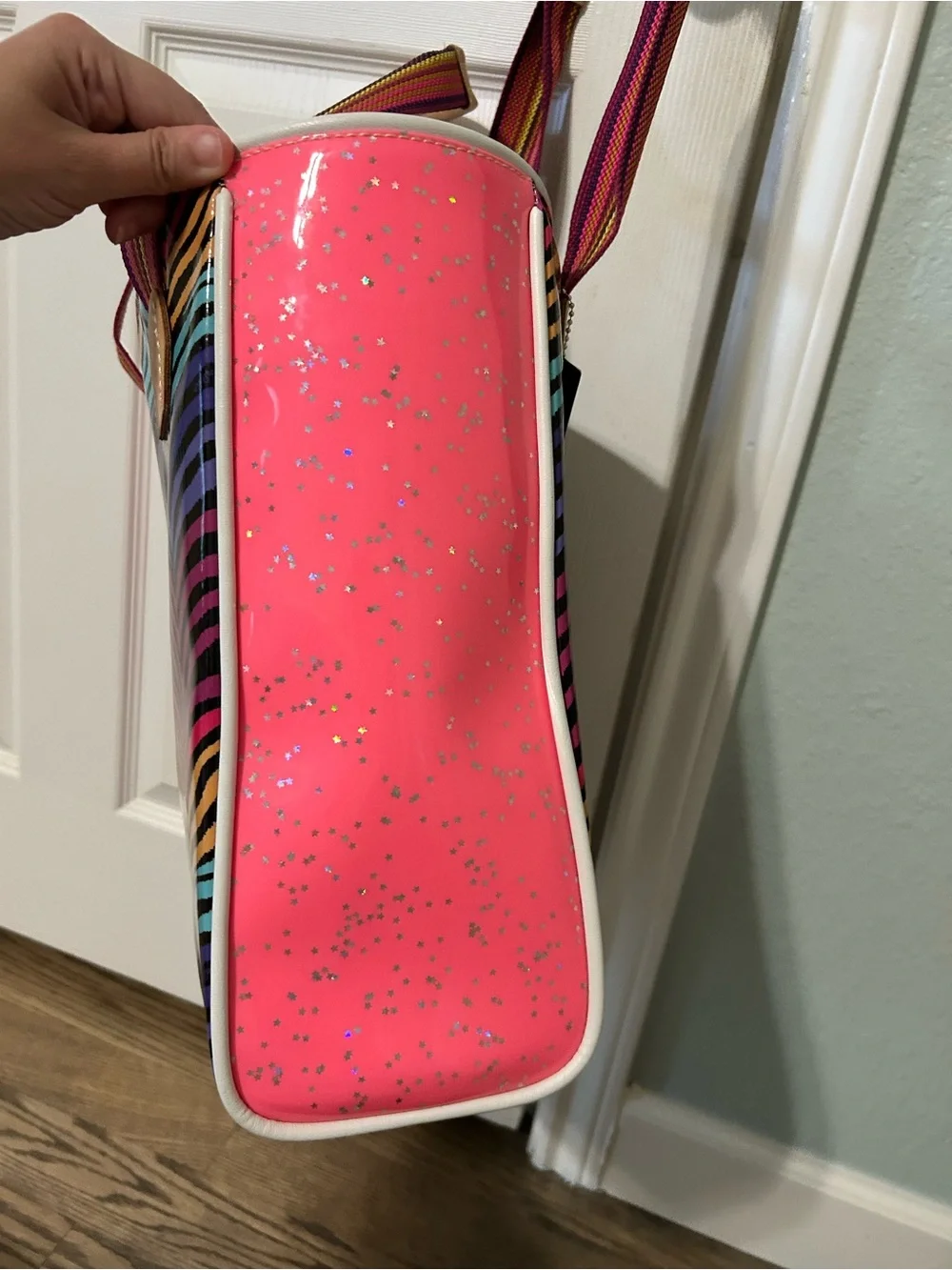 Consuela Vanessa classic tote pink zebra